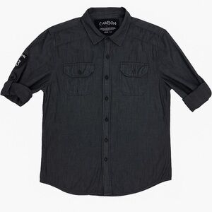 Men’s Button-Up with Equiped with Buttoned Rolled Up Sleeves